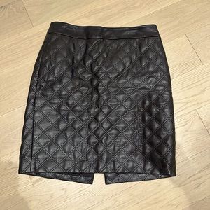 Banana Republic vegan leather skirt